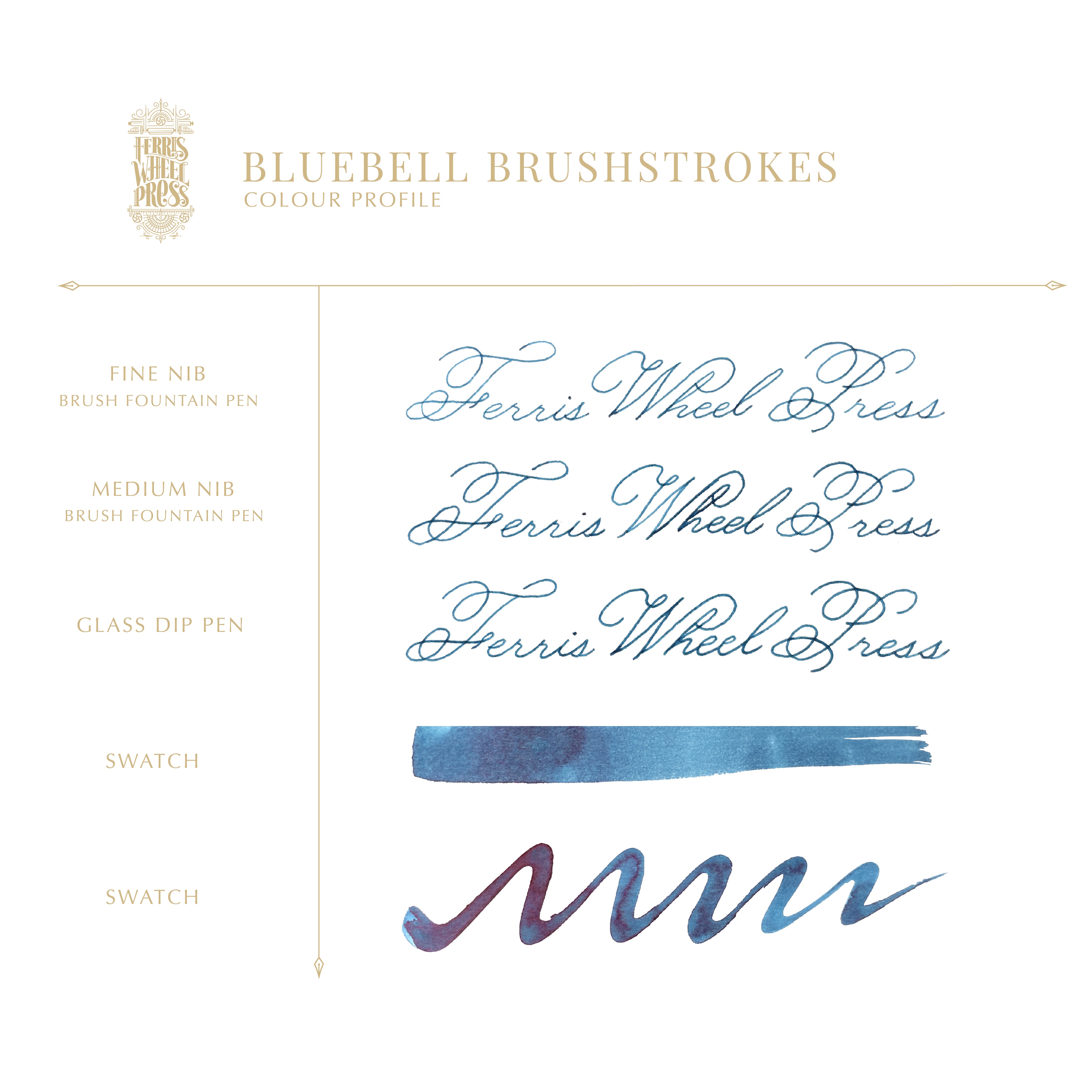 Everyday Collection | Bluebell Brushstrokes Ink 10ml