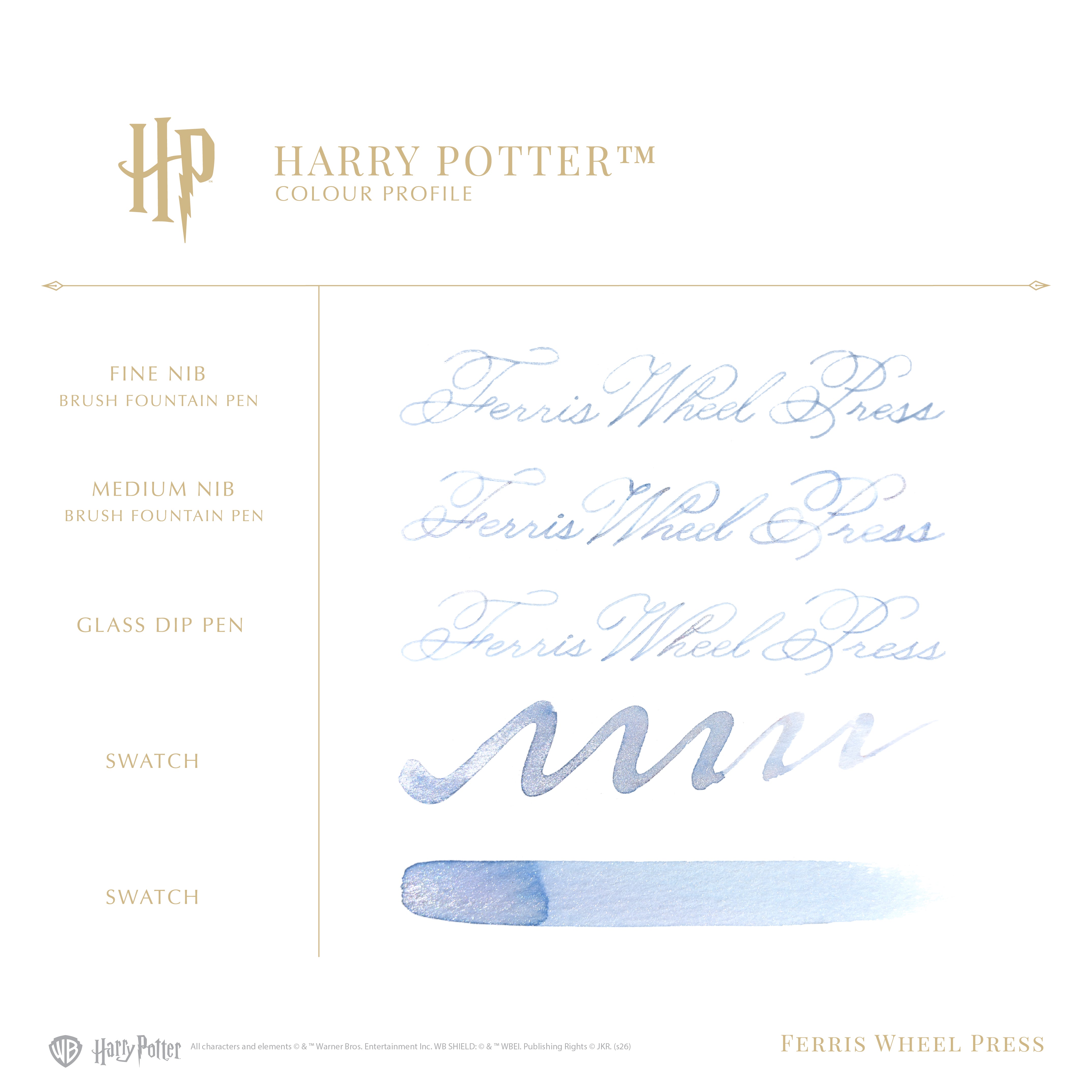 Warner Bros. | 25 Years of Magic - Patronus Anniversary Collection | Masque Pen & 10ml Ink Set | Harry Potter