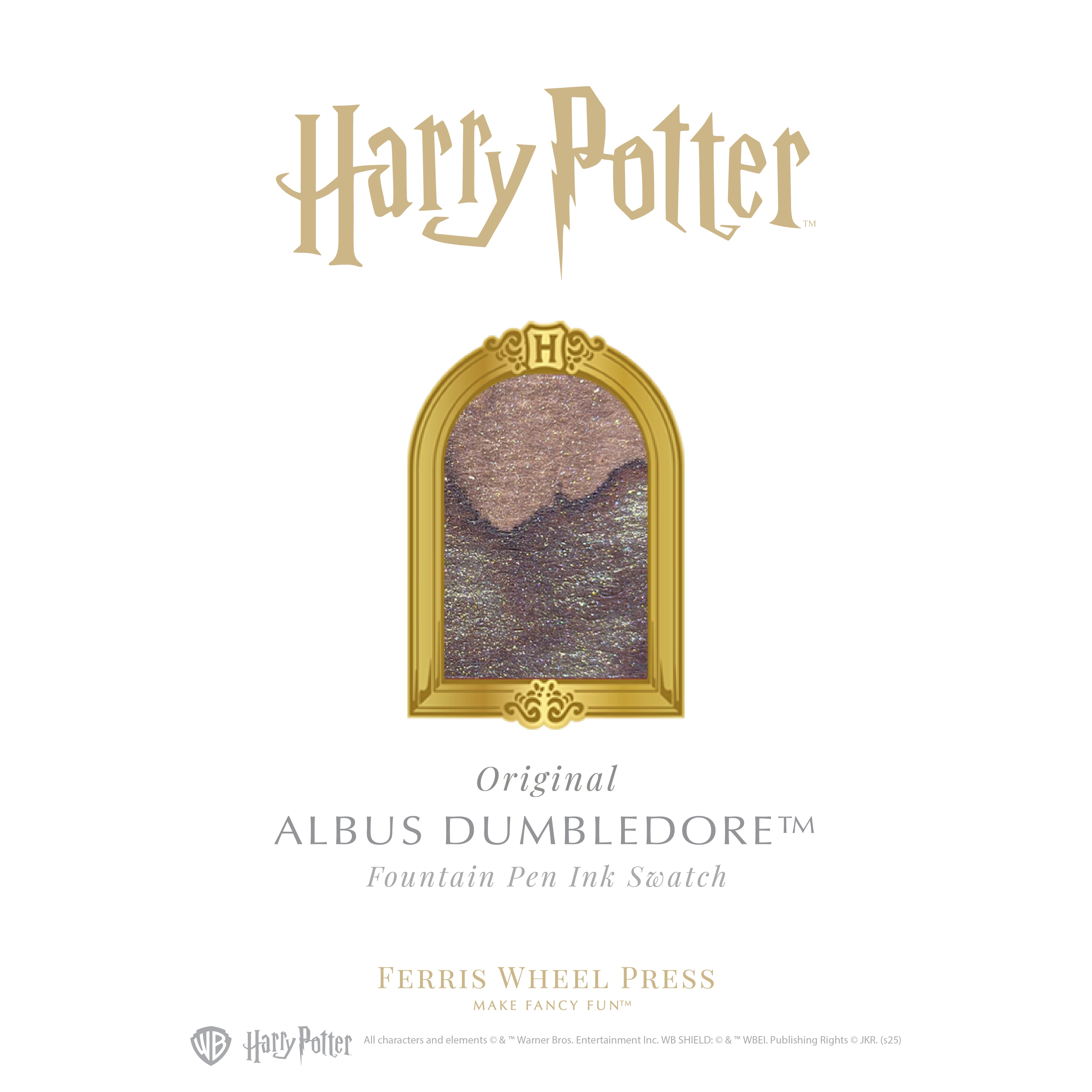 Warner Bros. | Harry Potter | 25 Years of Magic - Patronus Anniversary Collection | Limited Edition Masque Pen & 38ml Ink Set | Albus Dumbledore