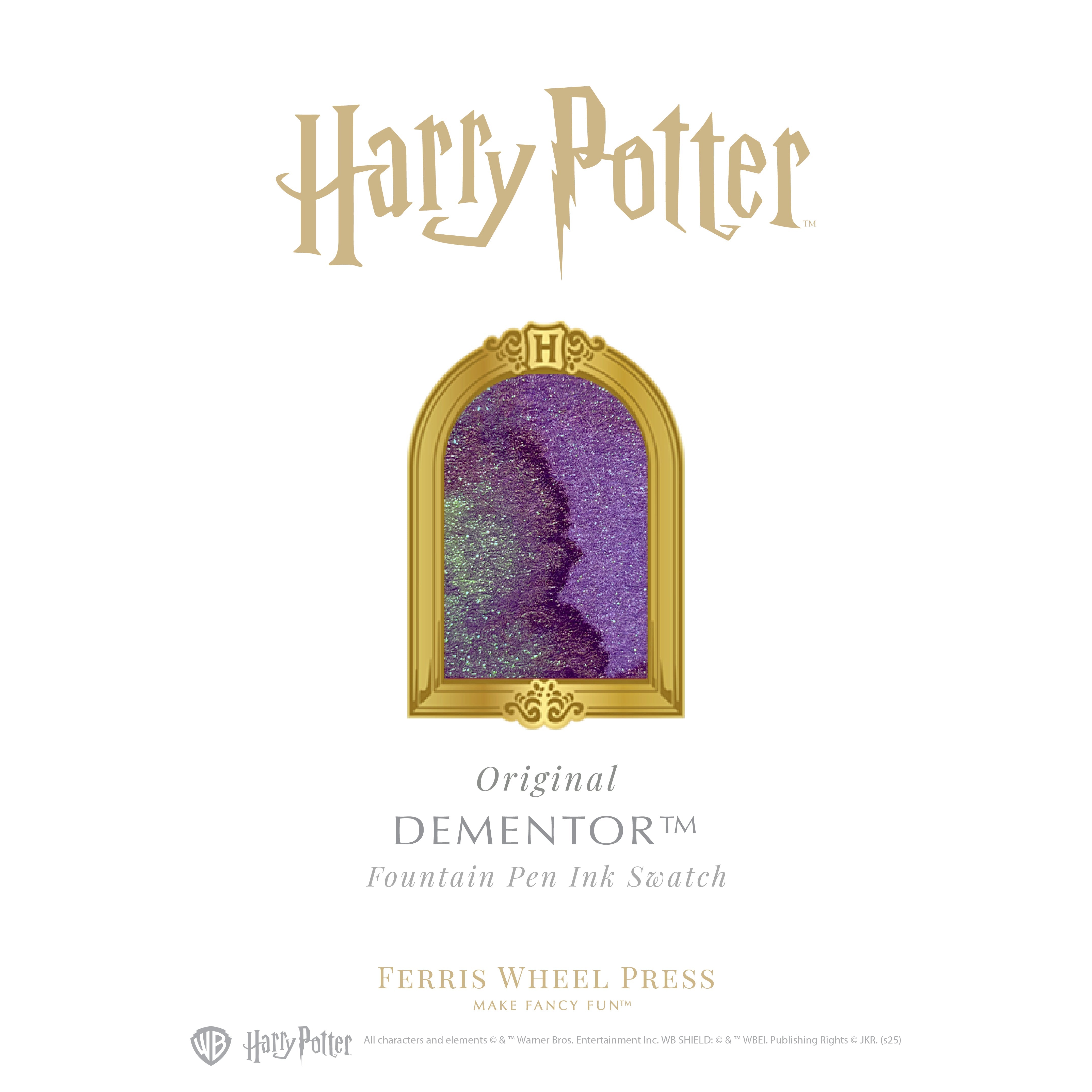 Warner Bros. | Harry Potter | 25 Years of Magic - Patronus Anniversary Collection |  Masque Pen & 10ml Ink Set | Dementor