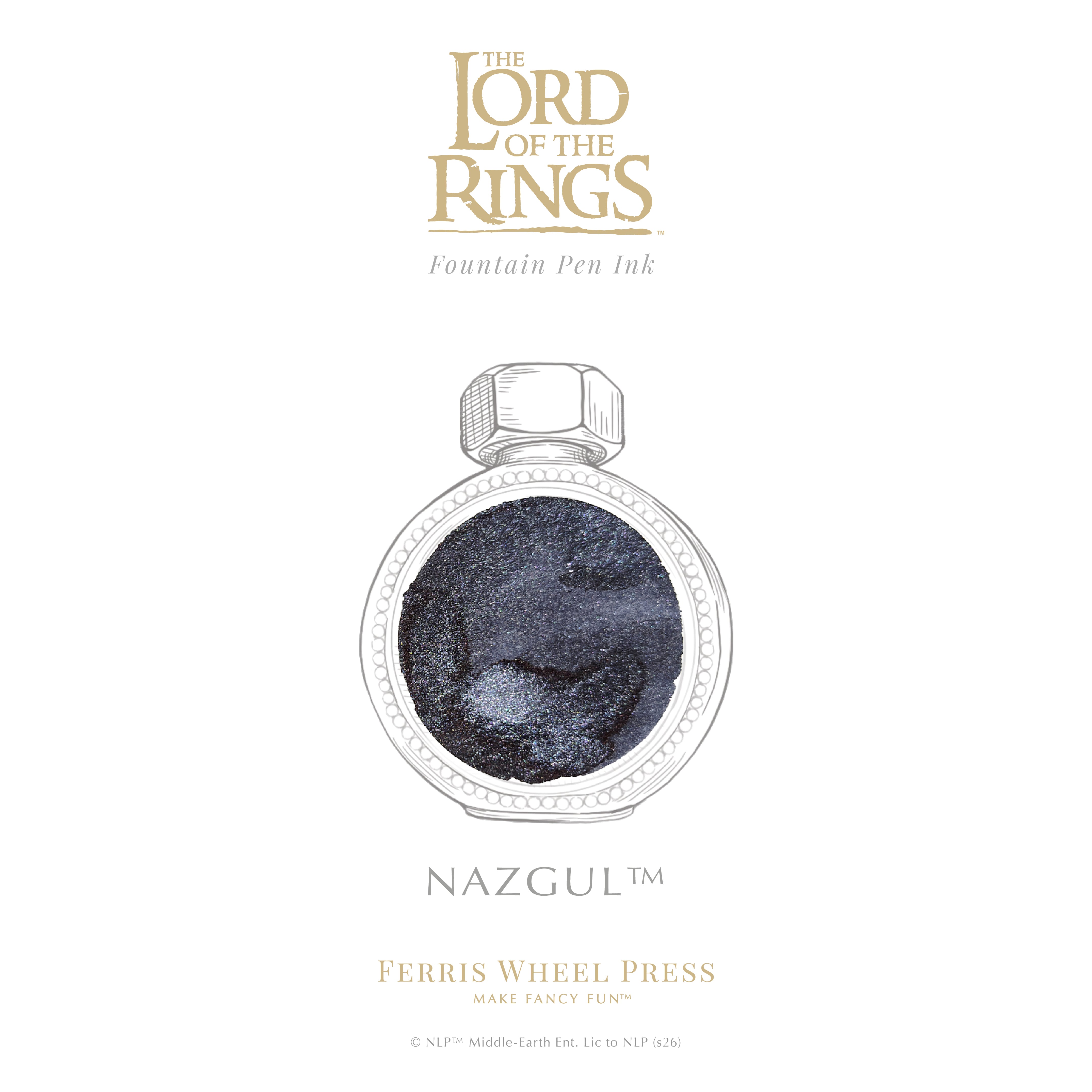 Warner Bros. | The Lord of the Rings |  25th Anniversary Edition Pen and Ink Set | Nazgûl