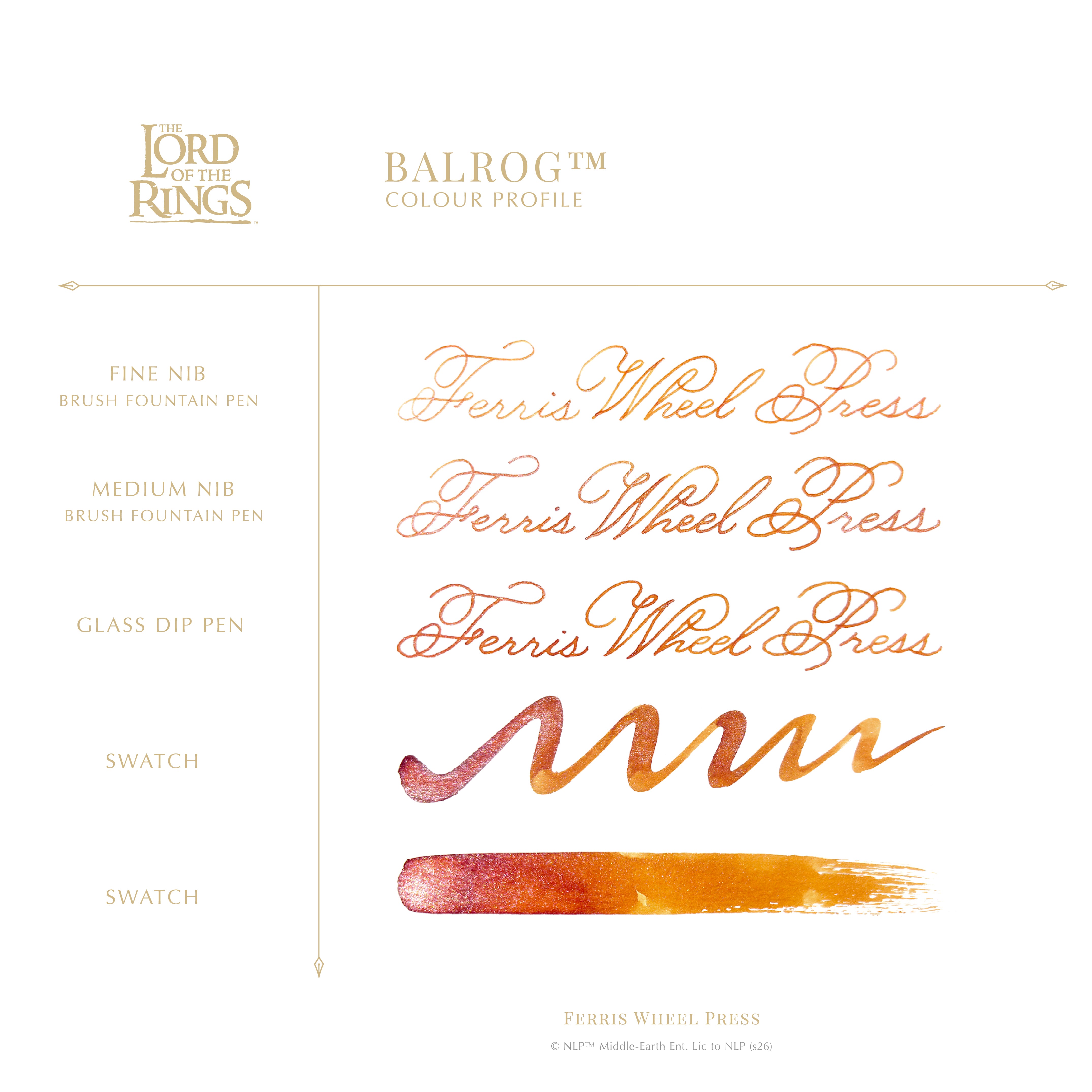 Warner Bros. | The Lord of the Rings | 25th Anniversary Edition | Balrog 38ml Ink