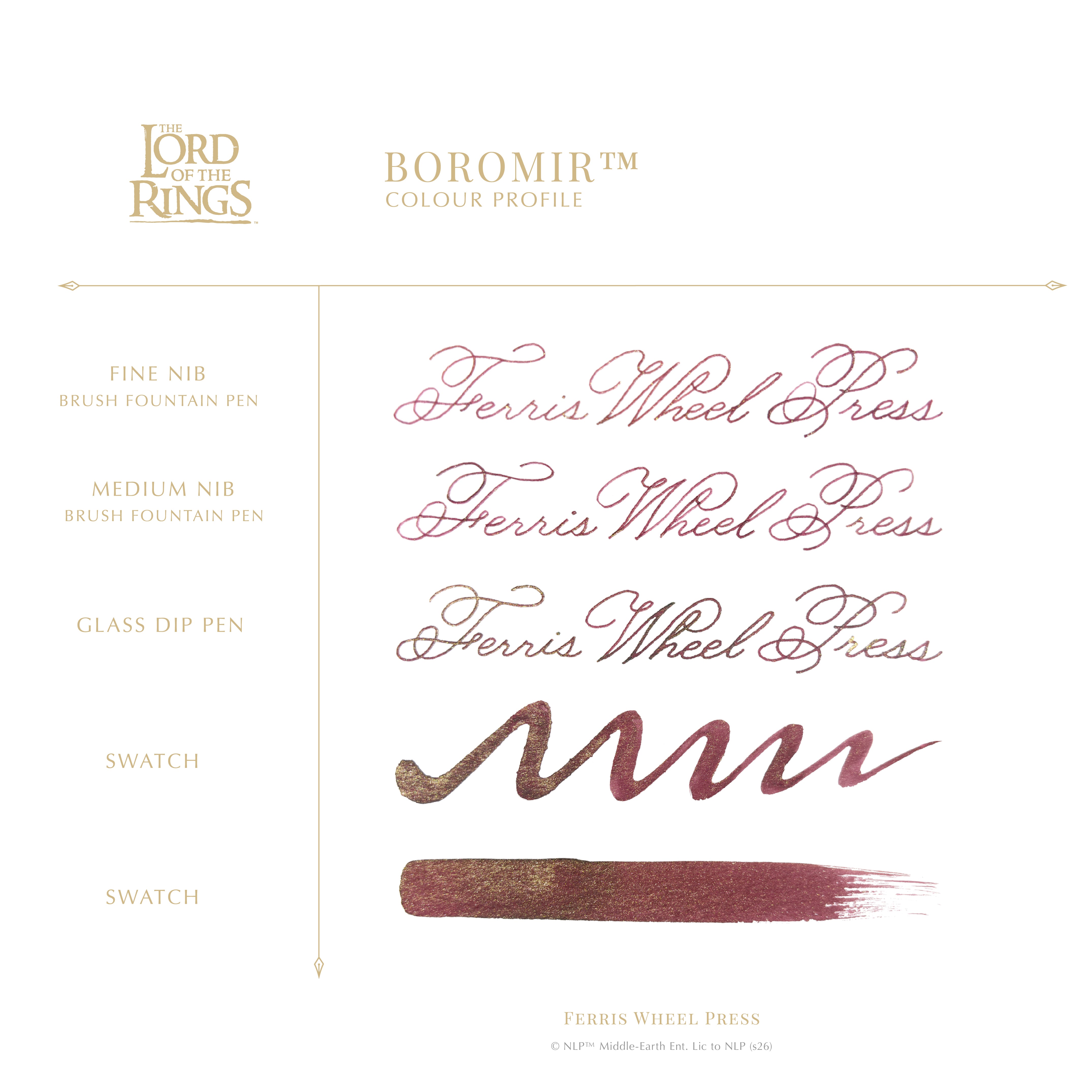 Warner Bros. | The Lord of the Rings | 25th Anniversary Edition | Boromir 38ml Ink