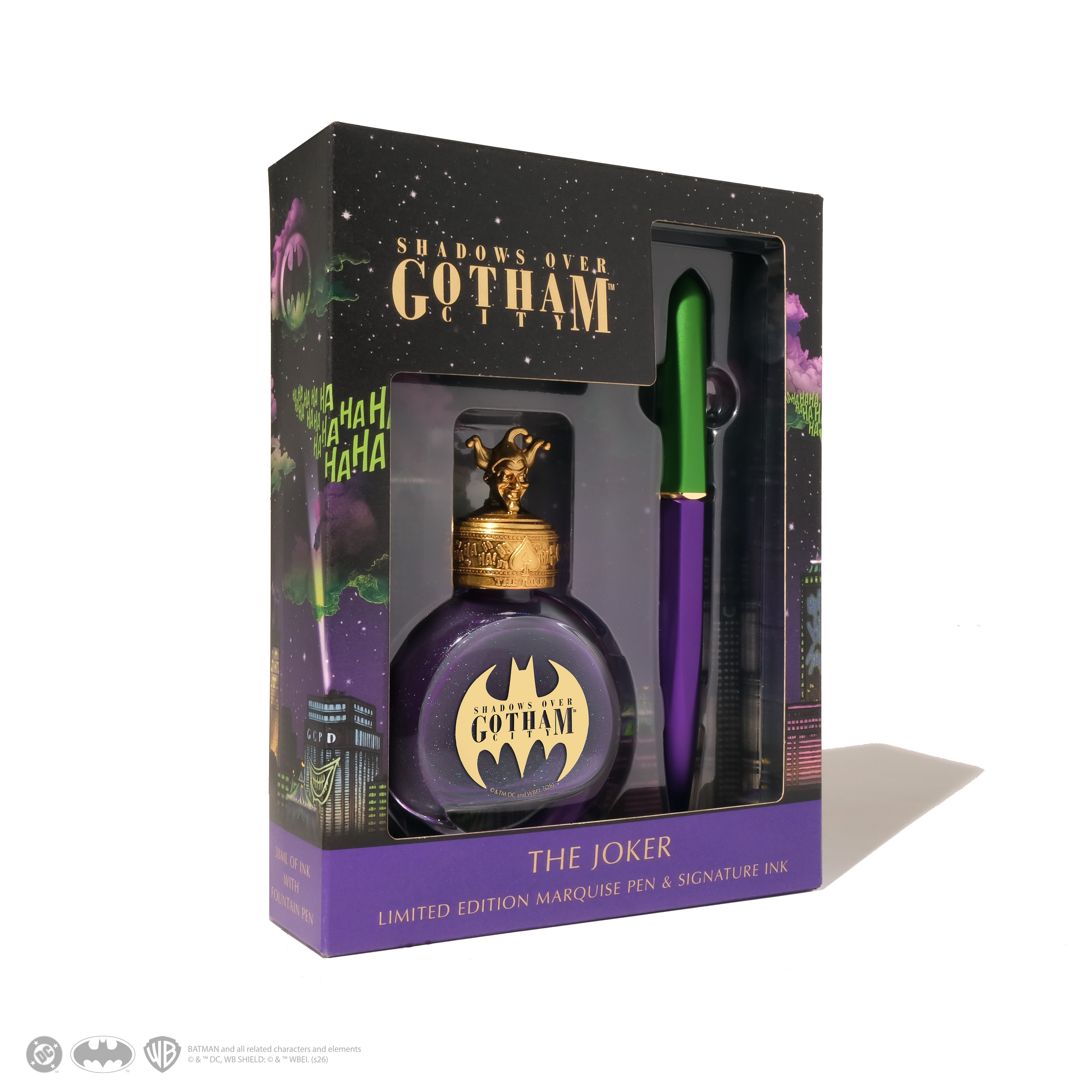 Warner Bros. | Shadows over Gotham City |  Limited Edition Pen and Ink Set | Joker