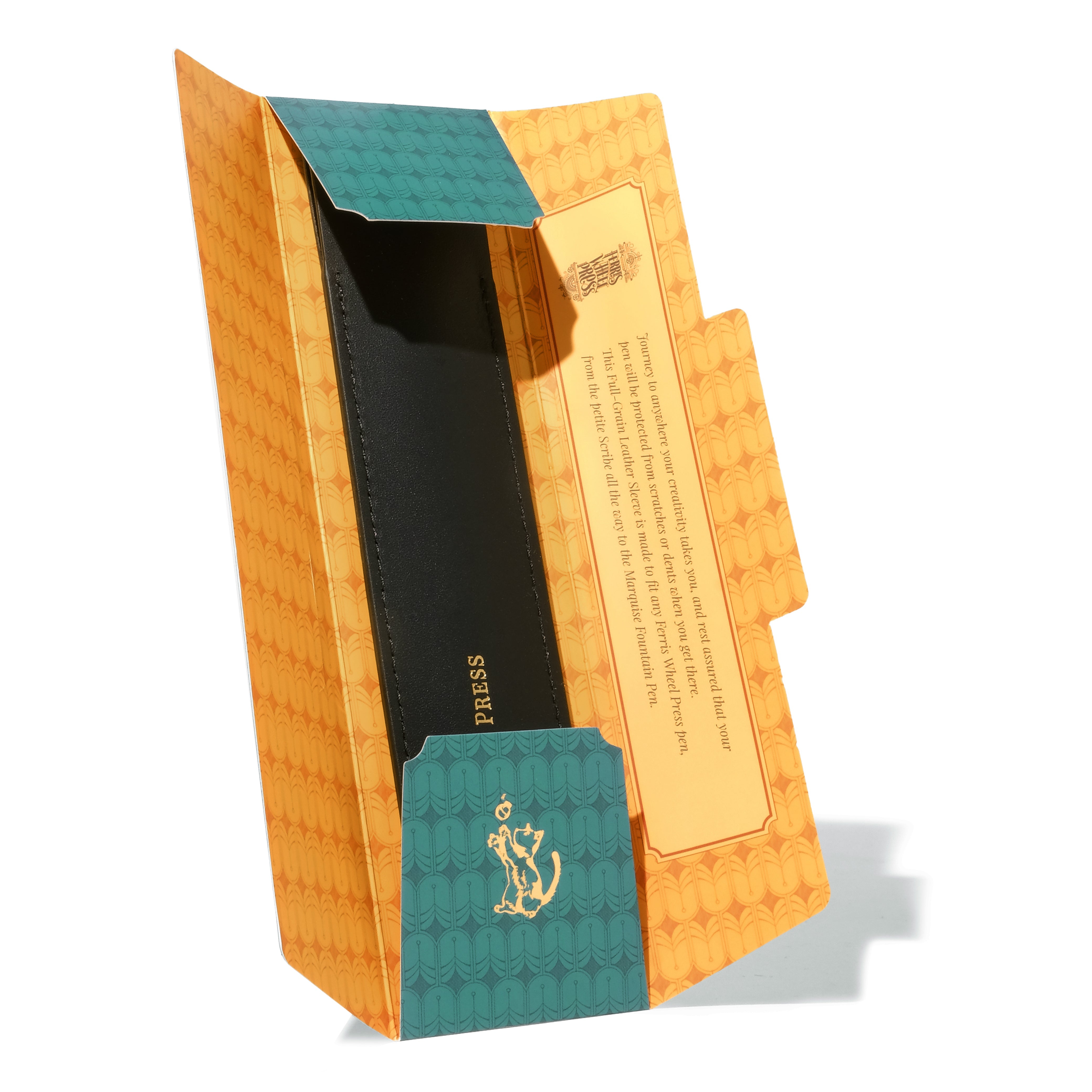 Full Grain Leather Pen Pouch Sleeve