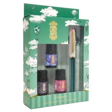 The Masque Resin Pen & Ink Set | Teal