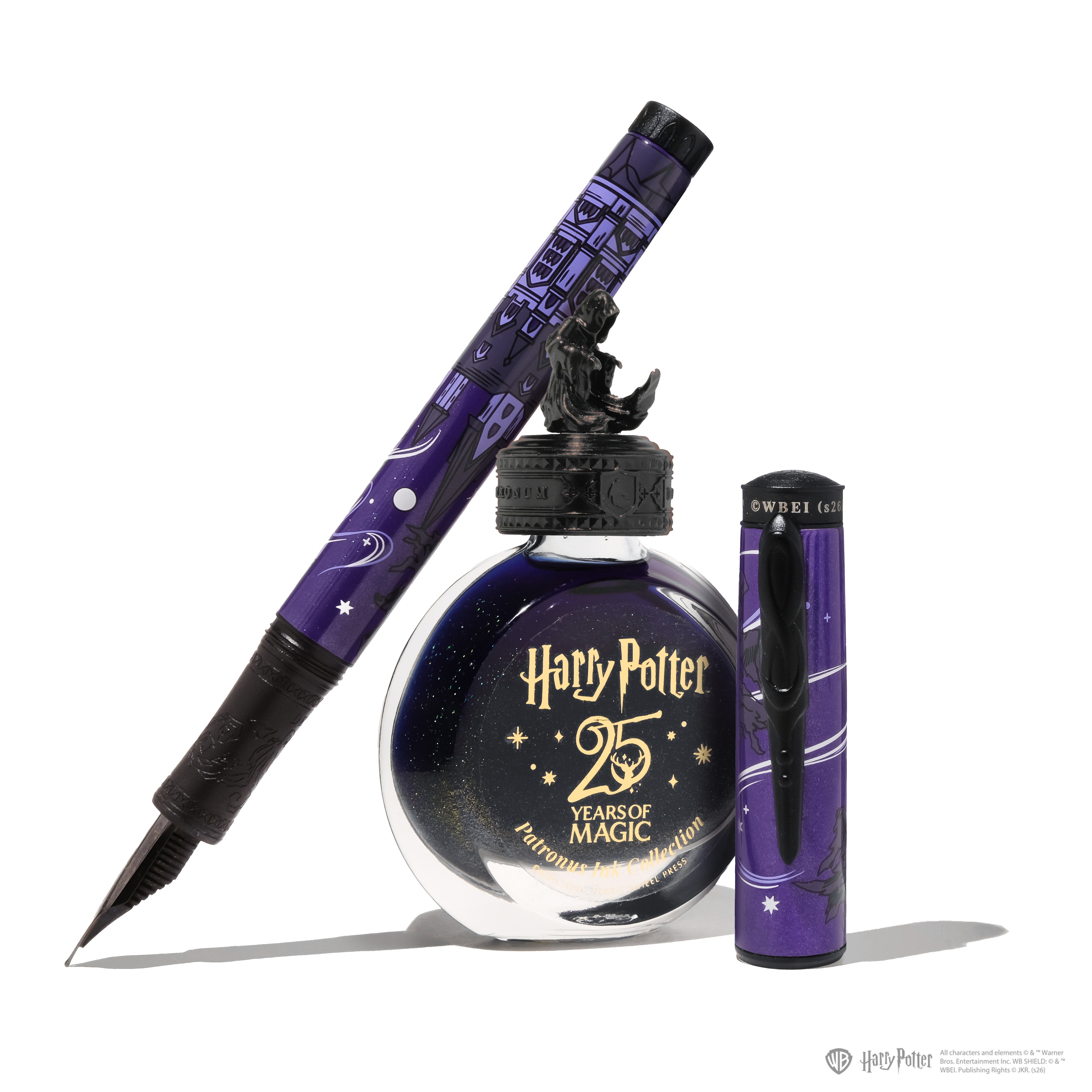 Warner Bros. | Harry Potter | 25 Years of Magic - Patronus Anniversary Collection | Limited Edition Masque Pen & 38ml Ink Set | Dementor