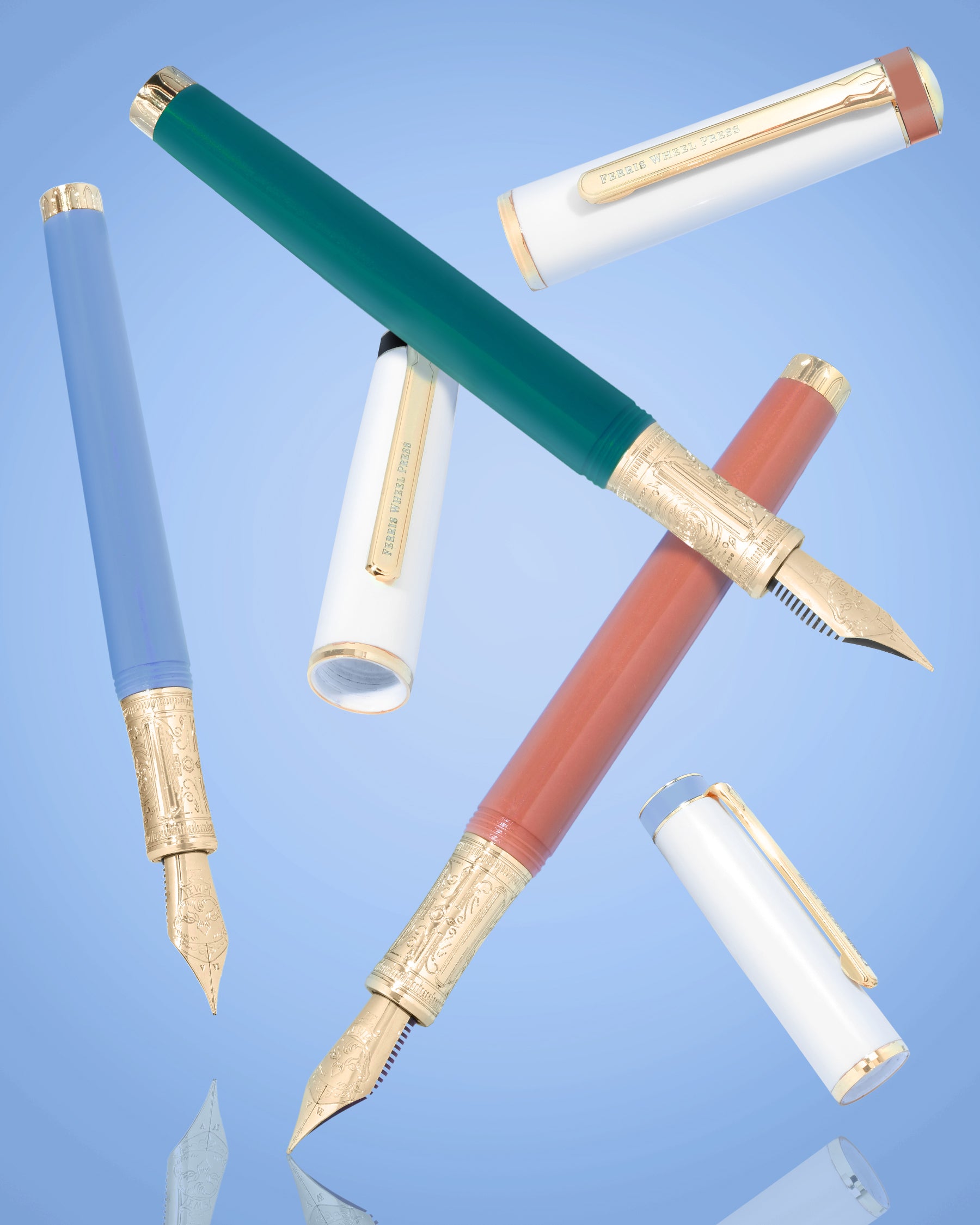 The Masque Pen & Ink Set | Coral