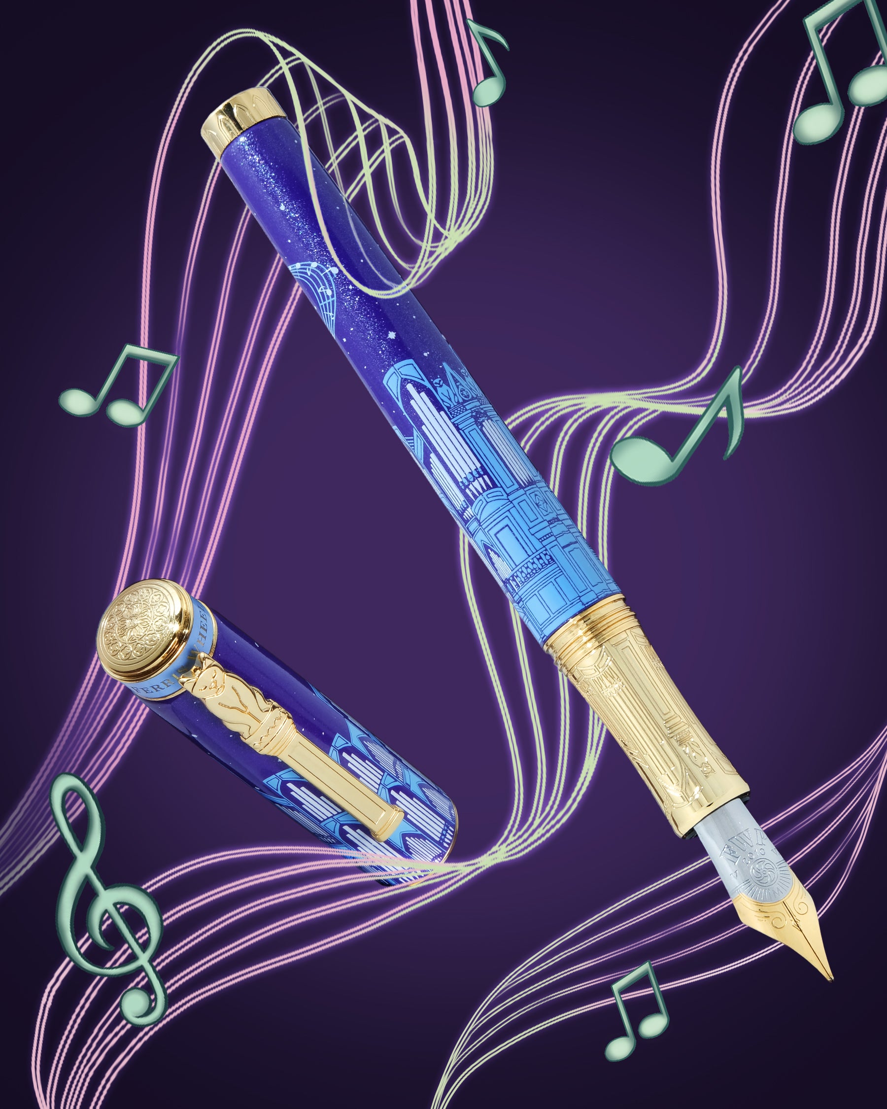 The Limited Edition 2026 | The Masque Fountain Pen - The Twilight Symphony