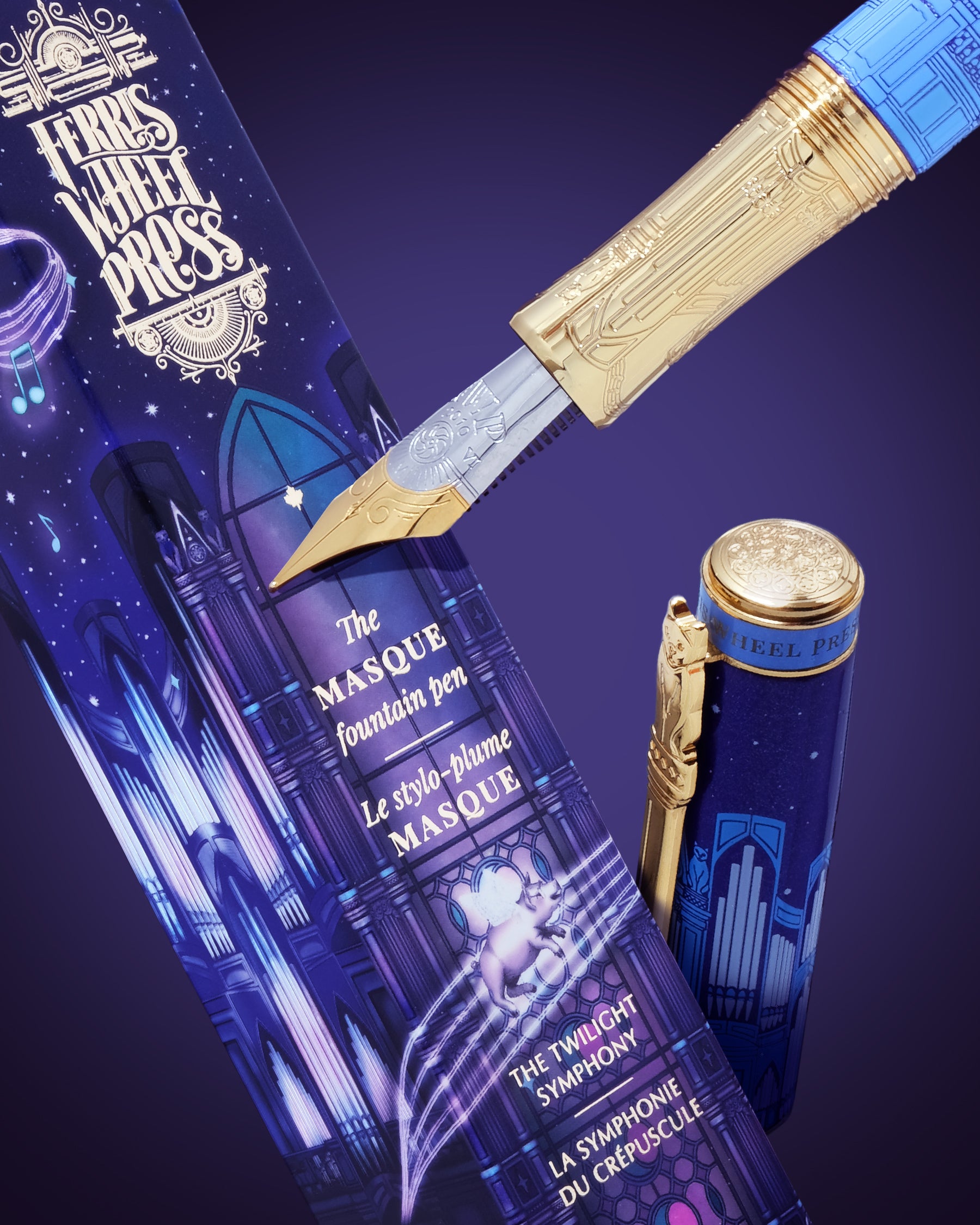 The Limited Edition 2026 | The Masque Fountain Pen - The Twilight Symphony