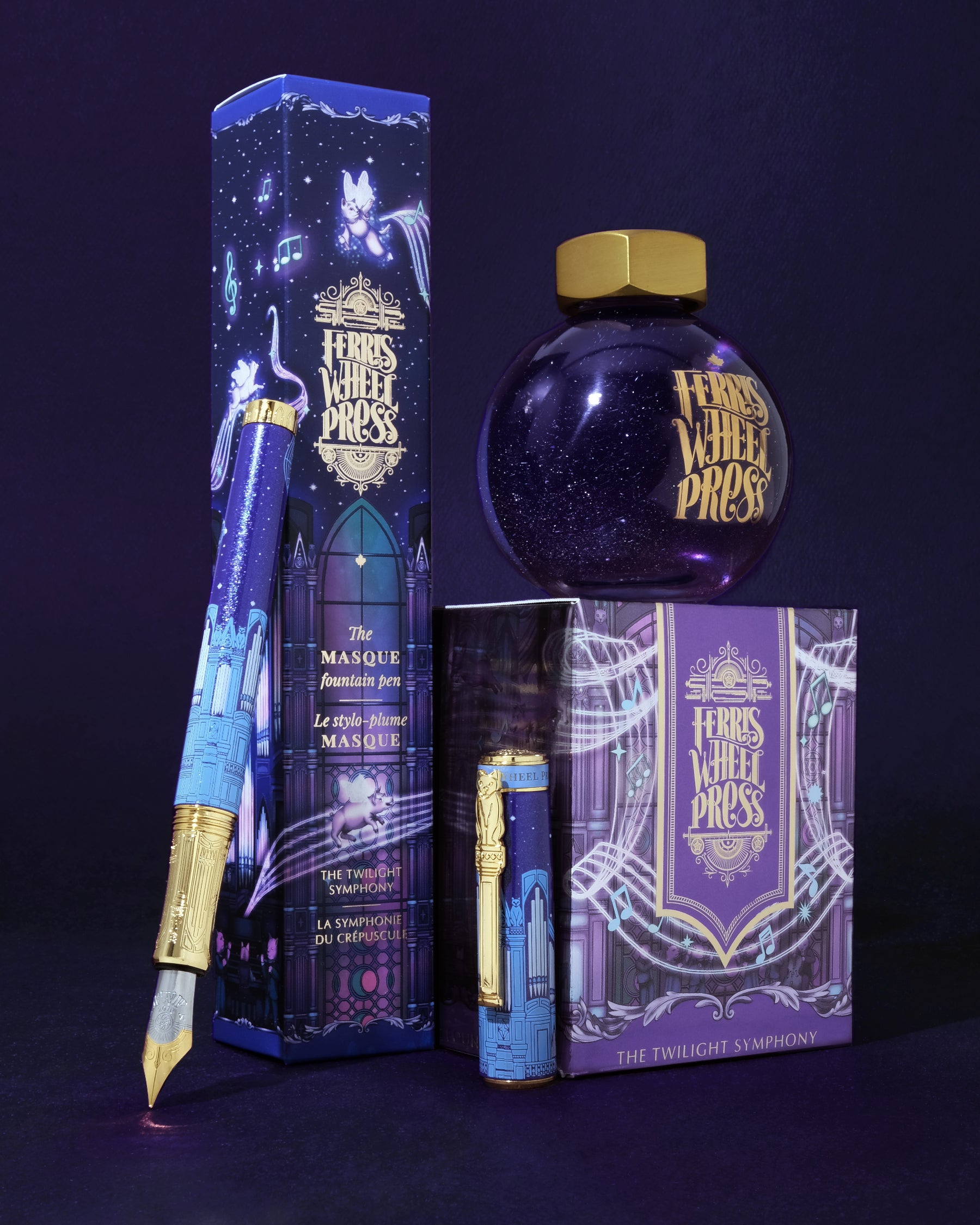 The Limited Edition 2026 | The Masque Fountain Pen - The Twilight Symphony